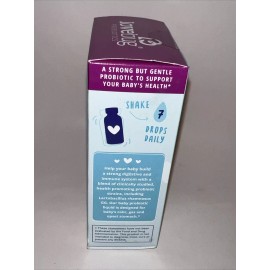 LoveBug Probiotics Baby Probiotic Drops, 5 Billion CFU, 0.34 fl oz (10 ml) Exp: 09/2025 Free Ship