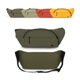 Purevave Fashion Waist Pack, Fanny Pack, Crossbody and Sling Bag for Women (Dark Green)