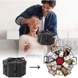CTDMJ® Explosion Box Craft Set Surprise Box Gift Box DIY Explosion Box DIY Photo Album Explosion Gift Box for Birthday Christmas Mother's Day Anniversary Marriage Proposal Valentine's Day