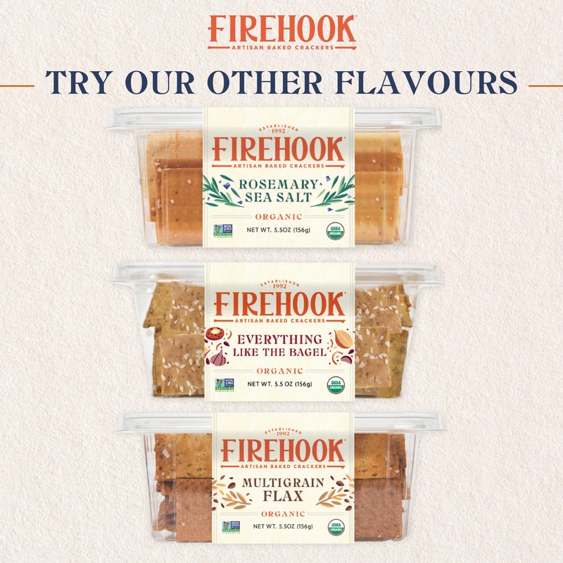 Firehook Cracker Baked Sea Salt, 8 Oz