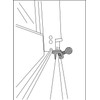 QCAA Single Small Sliding Window Security Lock, Aluminum, Oil Rubbed