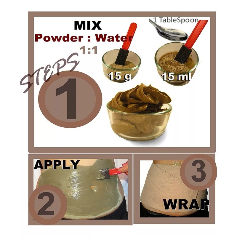 Neutripure Diy Envoltura Corporal: Fórmula Spa Para Uso Doméstico: Alga