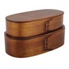 Lunch Box Set Japanese Style Wooden Food Storage Container for