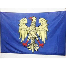 Friuli-Venezia Giulia Flag 2' x 3' for a pole - Italy - Italian Region flags 60 x 90 cm - Banner 2x3 ft with hole - AZ FLAG