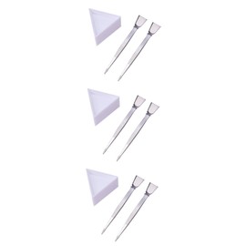 STOBOK 66pcs Jewelry Tool with Triangle Trays Diamond Scoop and Tweezer Shovel for Efficient Crafting and Display of Beads and Stones