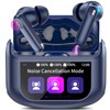 Wireless Earbuds, Bluetooth 5.4 Headphones with Multifunctional Touch Screen, 48H