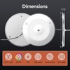 Obeaming 7.3 Inch 12 Volt LED Ceiling Dome Light, 720LM