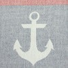 440s Pareo Beach Towel Anchor Blue