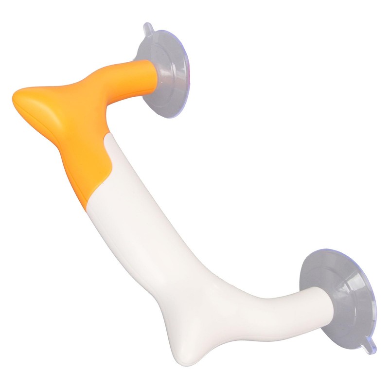 HEEPDD Ruler with Ergonomic Handle - Orange, ABS, PVC, 13.2