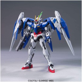 HG Mobile Suit Gundam 00 Double Aurizer + GN Sword III 1/144 Scale Color-Coded Plastic Model