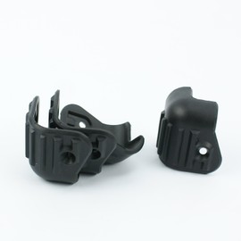 (F13) a Set of 4 Guitar Amp Speaker Cabinet Hard Plastic Corners, Black 37mm