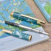 Jinhao 10 Capless Fountain Pen with Box, Marble Blue Retractable