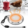 12in Chicken Warer Heater for Winter,5 Gallon Chicken Water Heated