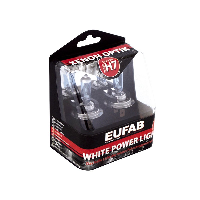 EUFAB 13391 White Power Light 12 V 55 W H7