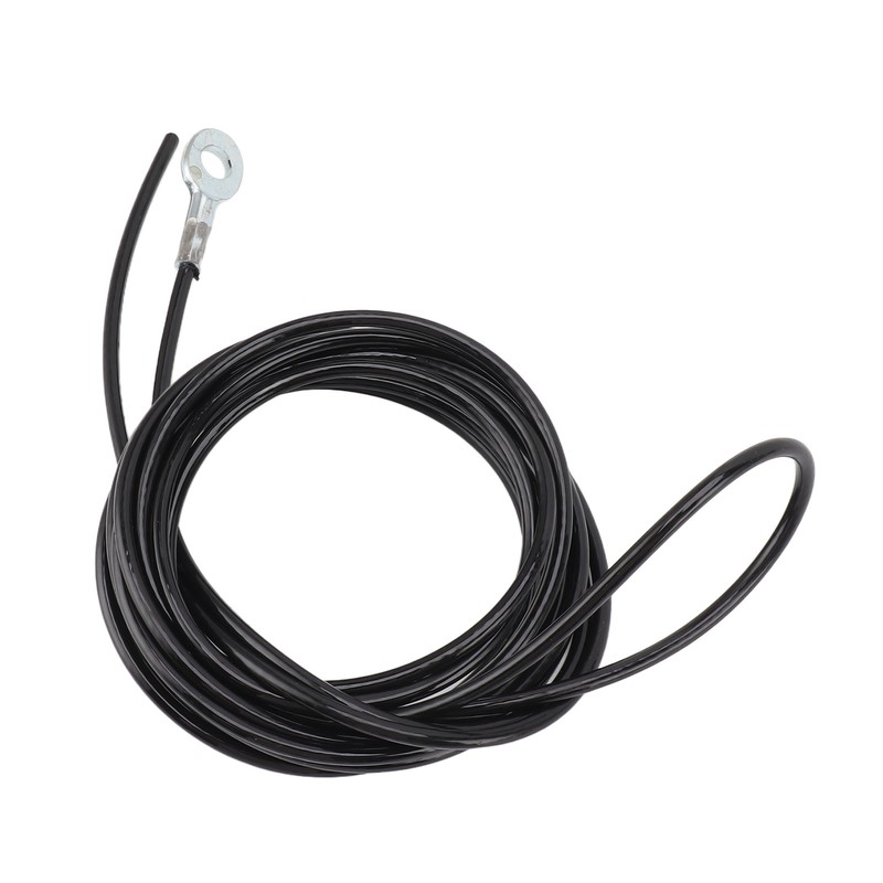 Pulley Cable Steel Fitness Cable Black Adjustable Strong Coated Pulley