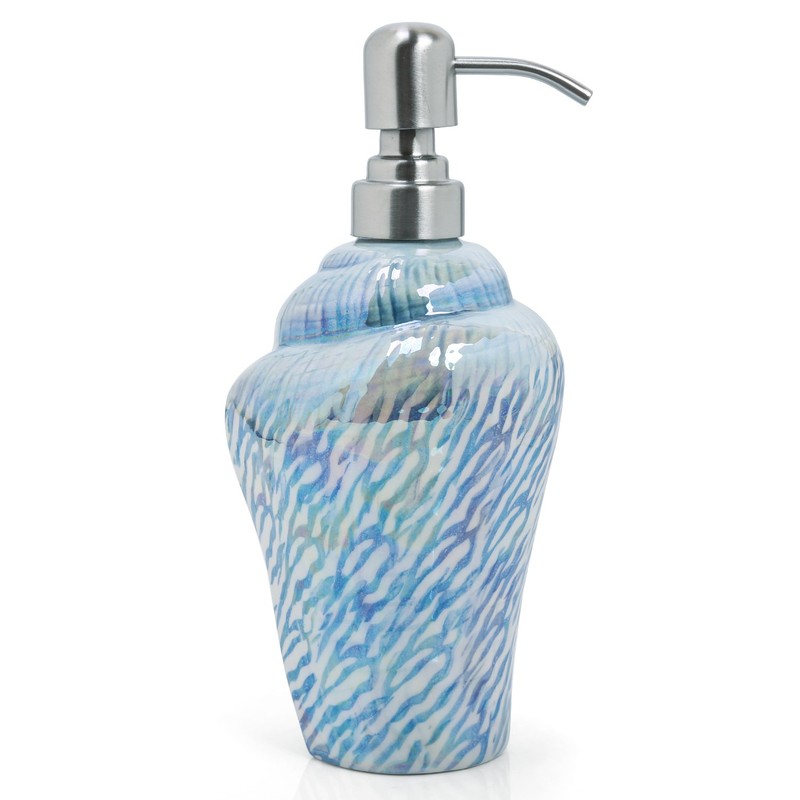 FORLONG Ocean Conch Sea Shell Ceramic Bathroom Accessories Set of