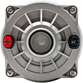 Earthquake Sound PR-HDX2 Compression Horn Tweeter Driver - Phenolic Diaphragm, 8 Ohm, 2" Voice Coil, 150 WRMS / 250W MAX, 110dB (Pair), Silver