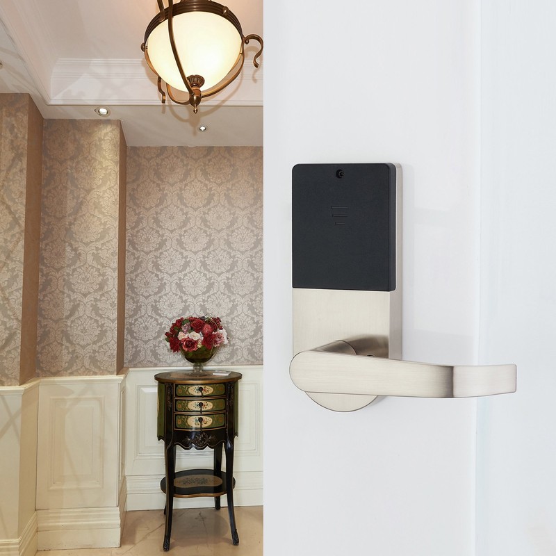 HAIFUAN Digital Door Lock,Unlock with M1 Card, Code and Key,Default