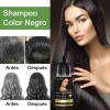 Shampoo Tinte Cubre Canas Negro Herbishh 500ml