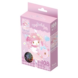 My Melody Shining Jigsaw Puzzle 108pcs - Games for Family Bonding, Boosting Cognitive Skills, and Stress Relief, Challenging Puzzle Experience