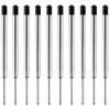 MengRan 3.9'' Ballpoint Ink Pen Refills,1mm Medium Tip,Compatible with Parker