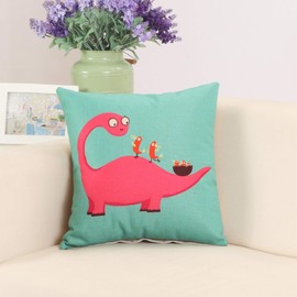 YunJeude Cushion Cover 17.7 x 17.7 inches (45 x 45 cm), Set of 4, Scandinavian Geometric Pattern, Different Pattern, Linen, Flax, Cute, Stylish, Natural, Zipper, Modern, Home Decoration, Car