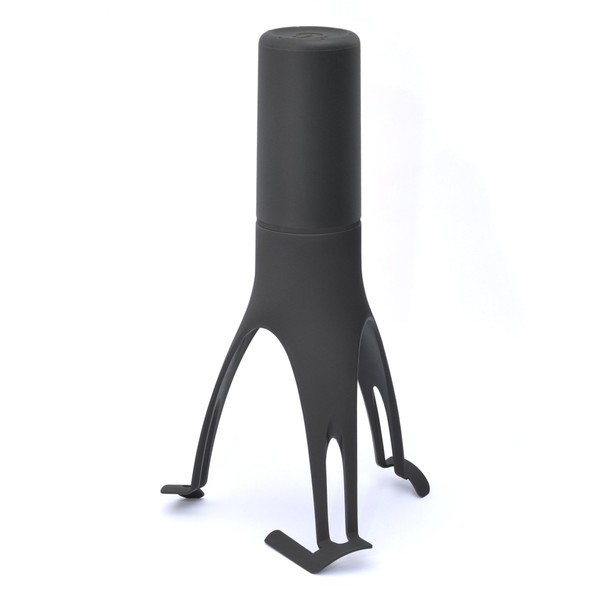 Uutensil IPPINKA Stirr - The Unique Automatic Pan Stirrer - Longer Nylon Legs, Grey