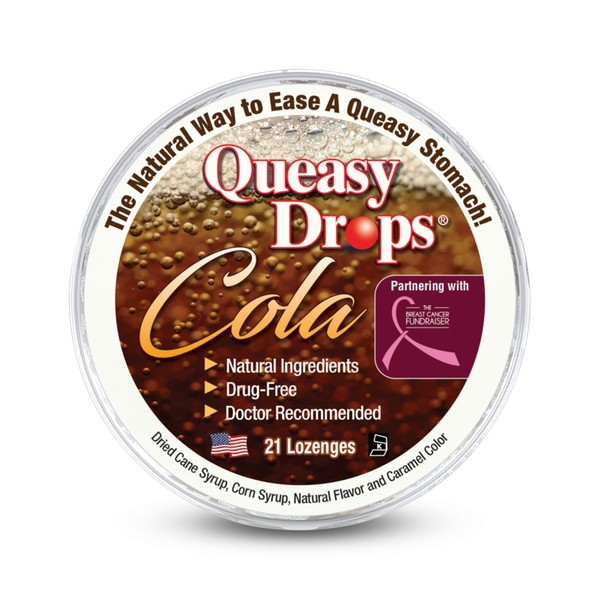 Three Lollies Queasy Drops - Cola Flavor - Relief from