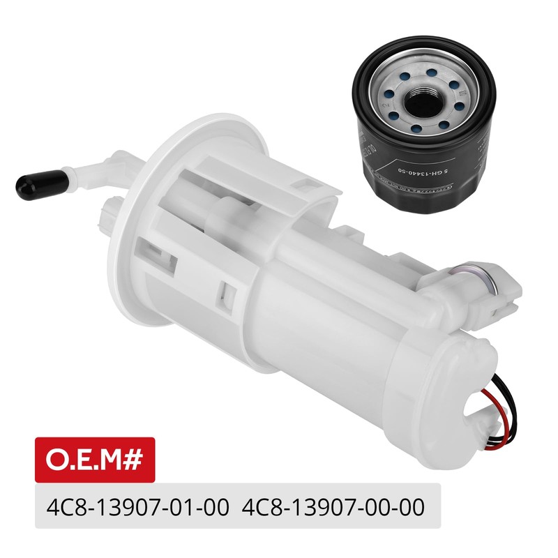 JAVIK Fuel Pump Assembly & Motorcycle Oil Filter for Yamaha