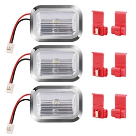 3 Packs W11462342 Refrigerator LED Light Module Assembly for kitchenaid Jenn-air Whirlpool Refrigerator Replaces W10908166 W10607479 W10843339 AP6989197 PS16218086