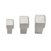 End Piece for Tile Rail Square Profile Corner V2A Brushed