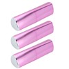 3pcs Empty Lipstick Tubes Trilateral Shaped DIY Lip Balm Container