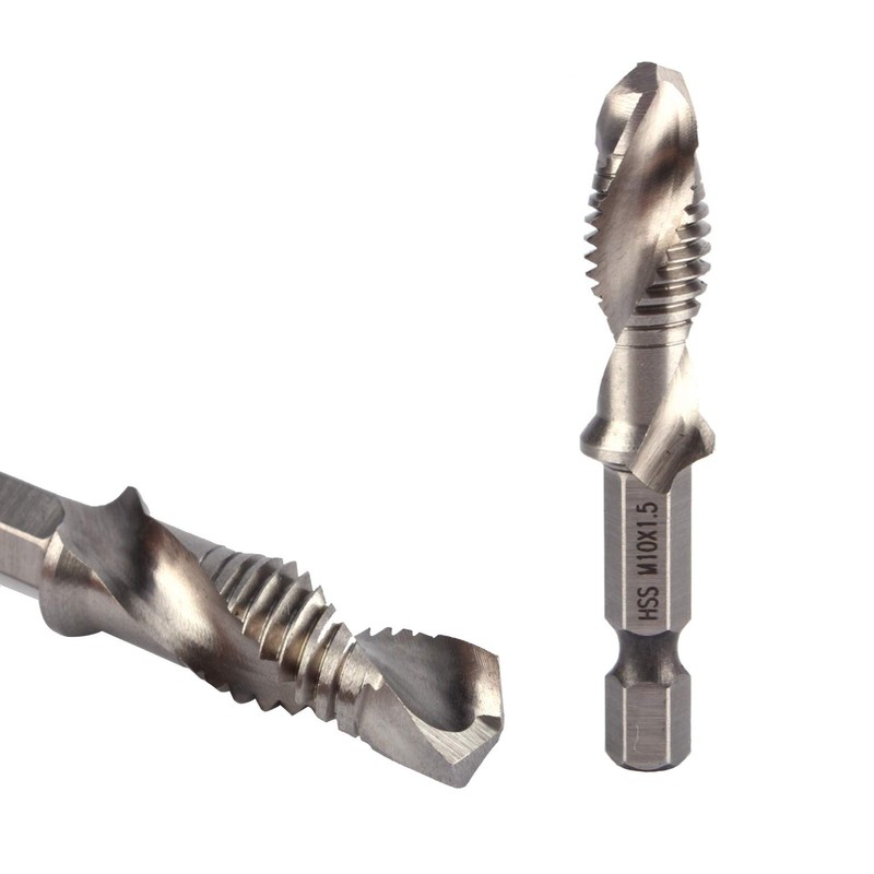 MoToNa Tap Drill Set, Threading, High Speed Steel, M3, M4,