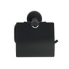 WENKO Toilet Roll Holder Stainless Steel Bosio Black Matt with