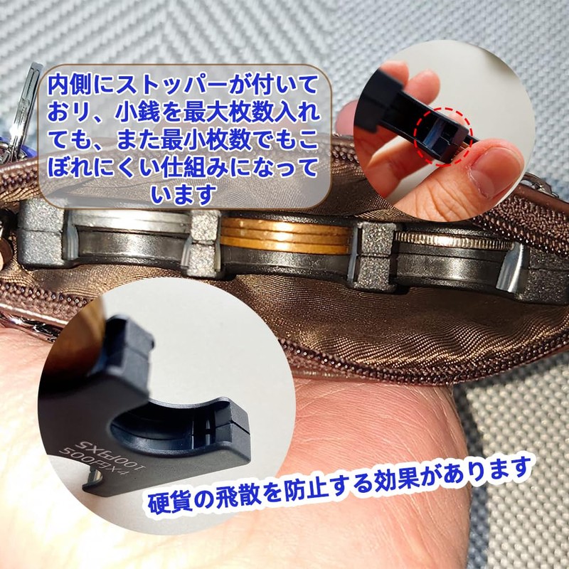 Renjzle Coin Holder, Coin Storage, Lightweight, Compact, Dedicated Case for