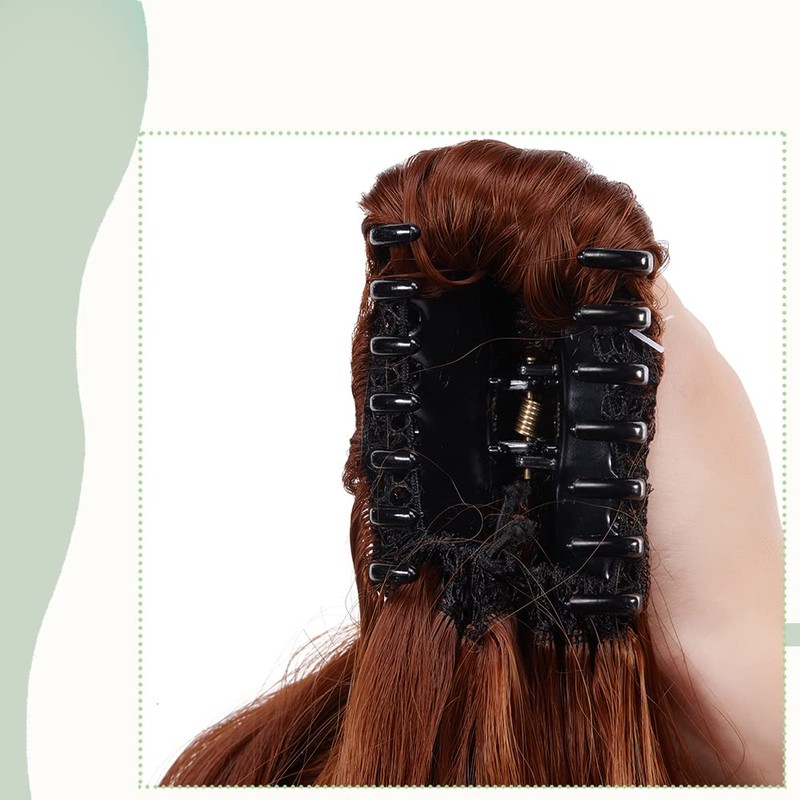 Claw On Ponytail Extension Matte Material 18 Inch/45cm Curly Wavy