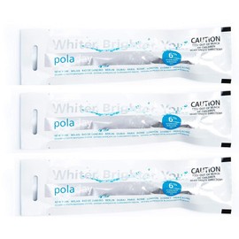 Poladay 6% 3gram Teeth Whitening Bleaching Gel | 3 Syringes | Shade Guide and Instructions