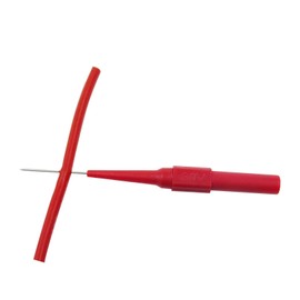 Aoowei Banana Plugs 4mm for Multimeter,Sharp Stainless Steel and Flexible Silicon Back Probe Pin(5 colors) 5 Pcs