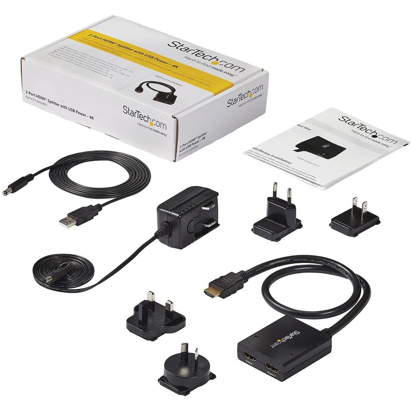 DIVISOR HDMI DE 2 PUERTOS SPLITTER HDMI 4K 30HZ