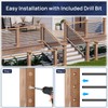 7 Pack 4.7 FT x 3/4 inch Aluminum Deck Balusters