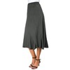 Women's Elegant Ankle Length Ruffle Hem Elastic Waist Suede Midi