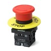 APIELE 22mm 2 NC Red Mushroom Emergency Stop Push Button