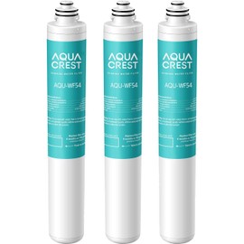 AQUA CREST 9001 Under Sink Water Filter, Replacement for Moen 9001 PureTouch, AquaSuite Microtech 9000, 750 Gallons or 6 Months, 3 Pack