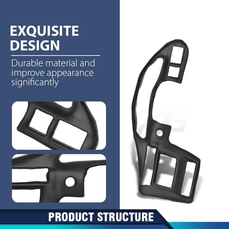 PIT66 TPE Dash Cover, Instrument Panel Cover Dashboard, Compatible with