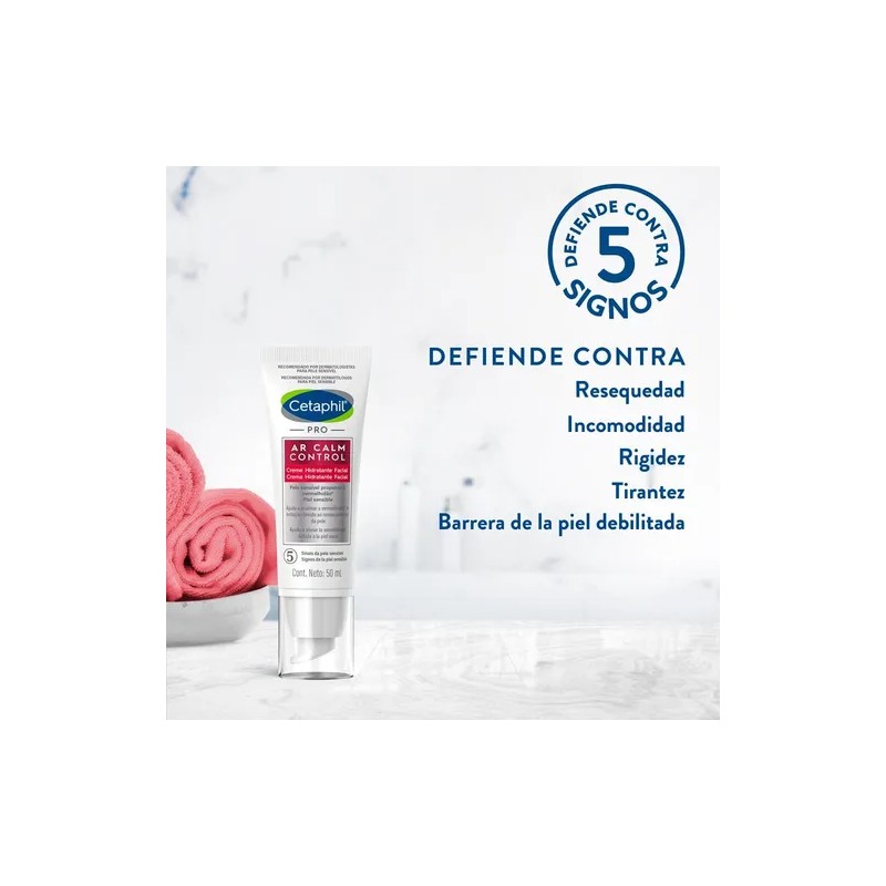 Cetaphil Pro AR Calm Control Hidratante Facial con Color FPS