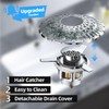 Upgraded Sink Drain Strainer for Bathroom, Faster Drainage, No Residual