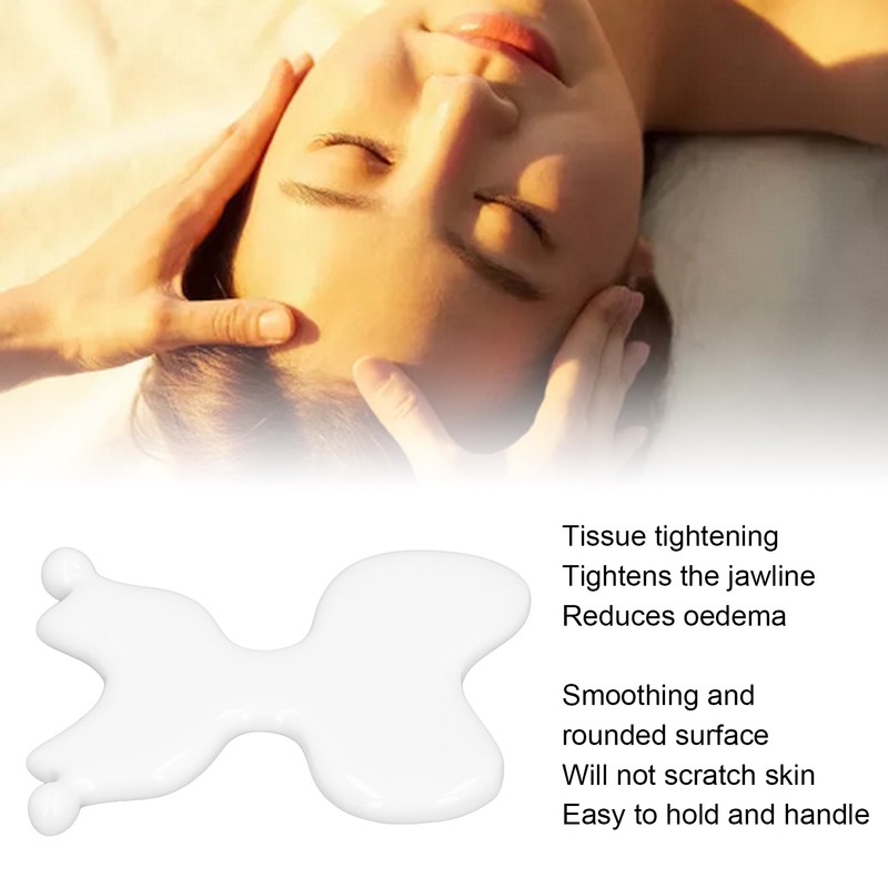 Ceramic Facial Massager Remove Oedema Promote Blood Flow Muscle Relief