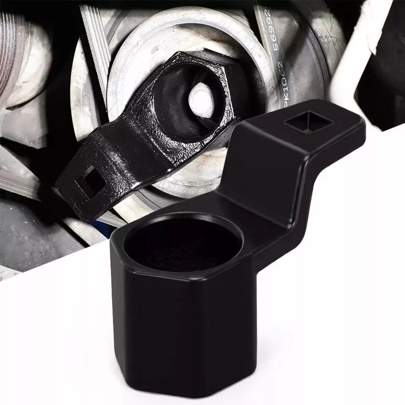 50mm Crankshaft Pulley Wrench Removal Tool Steel Construction Efficient Replacement