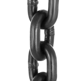 Happybuy Chain Sling, Engine Lift Sling with 2 Leg Grab Hooks for Heavy-Duty Lifting, 3/8 Inch x 5 ft Lifting Chain with Hooks, G80 Engine Hoist, 11,000 lbs/5 Ton Capacity