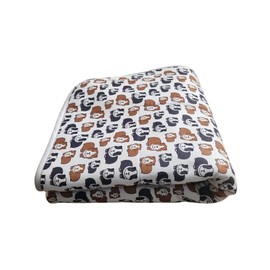 Tater Pets Guinea Pig Fleece Cage Liner - Tidy Mat - Lap Pad - Corner Pad - Absorbent - Machine Washable - for Guinea Pigs and Hedgehogs (Guinea Pigs on Gray, 2x5 C&C (28"x 70"))